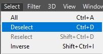 deselect photoshop