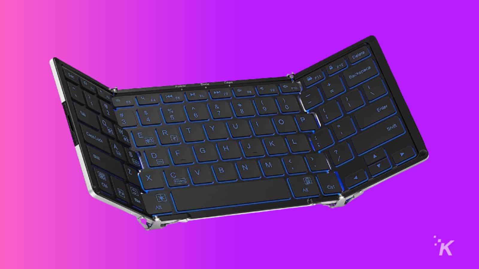 Iclever folding wireless keyboard knowtechie gift guide
