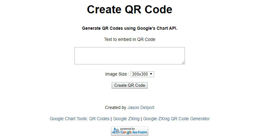 Qr Code Generator Google Chart