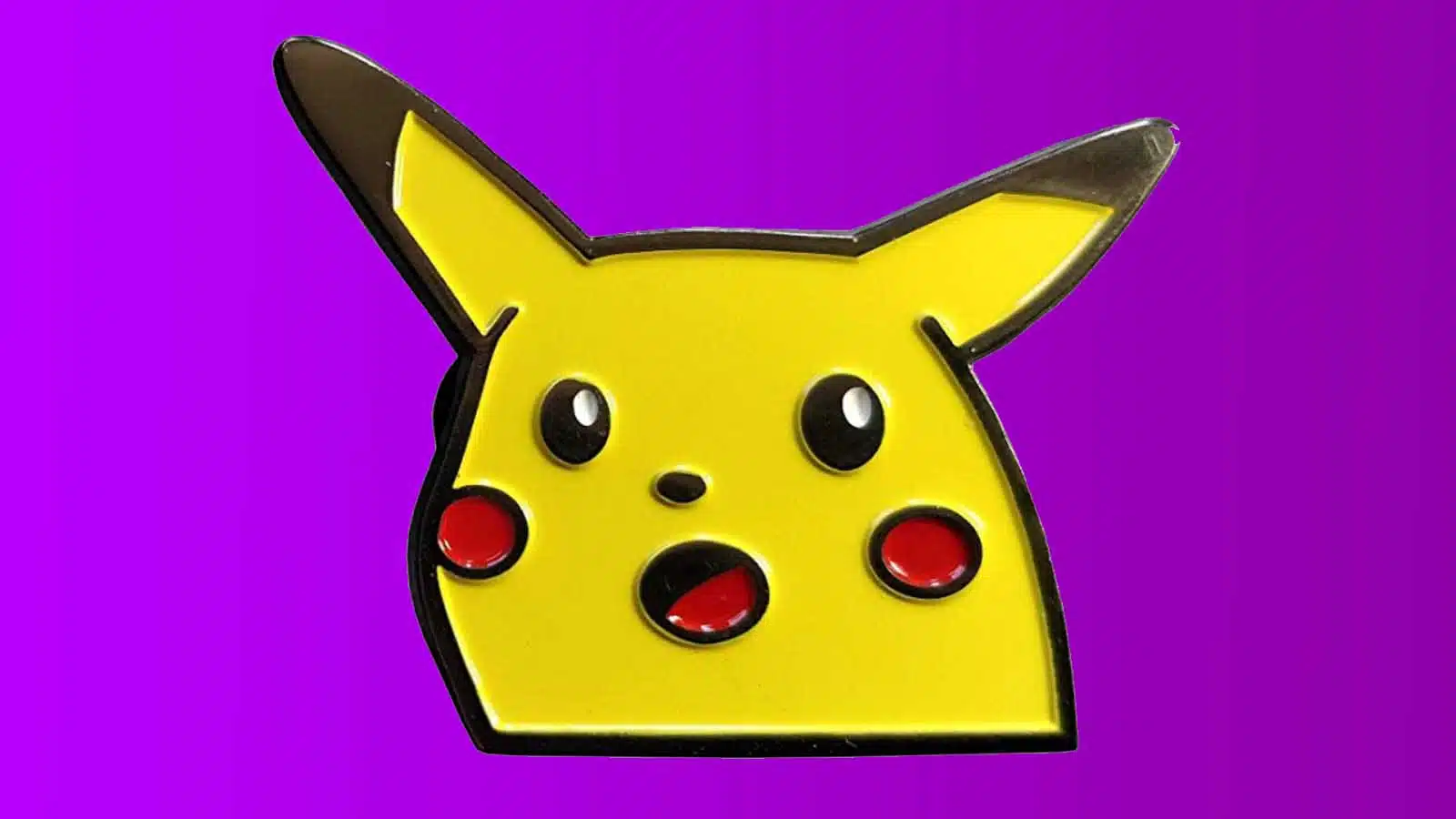 surprised pikachu face meme pendant
