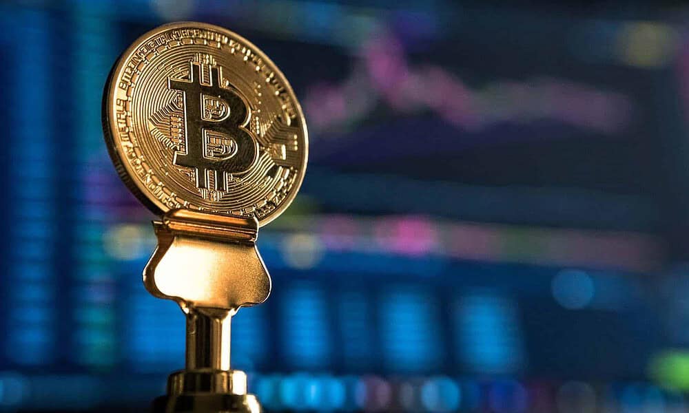 physical bitcoin on table