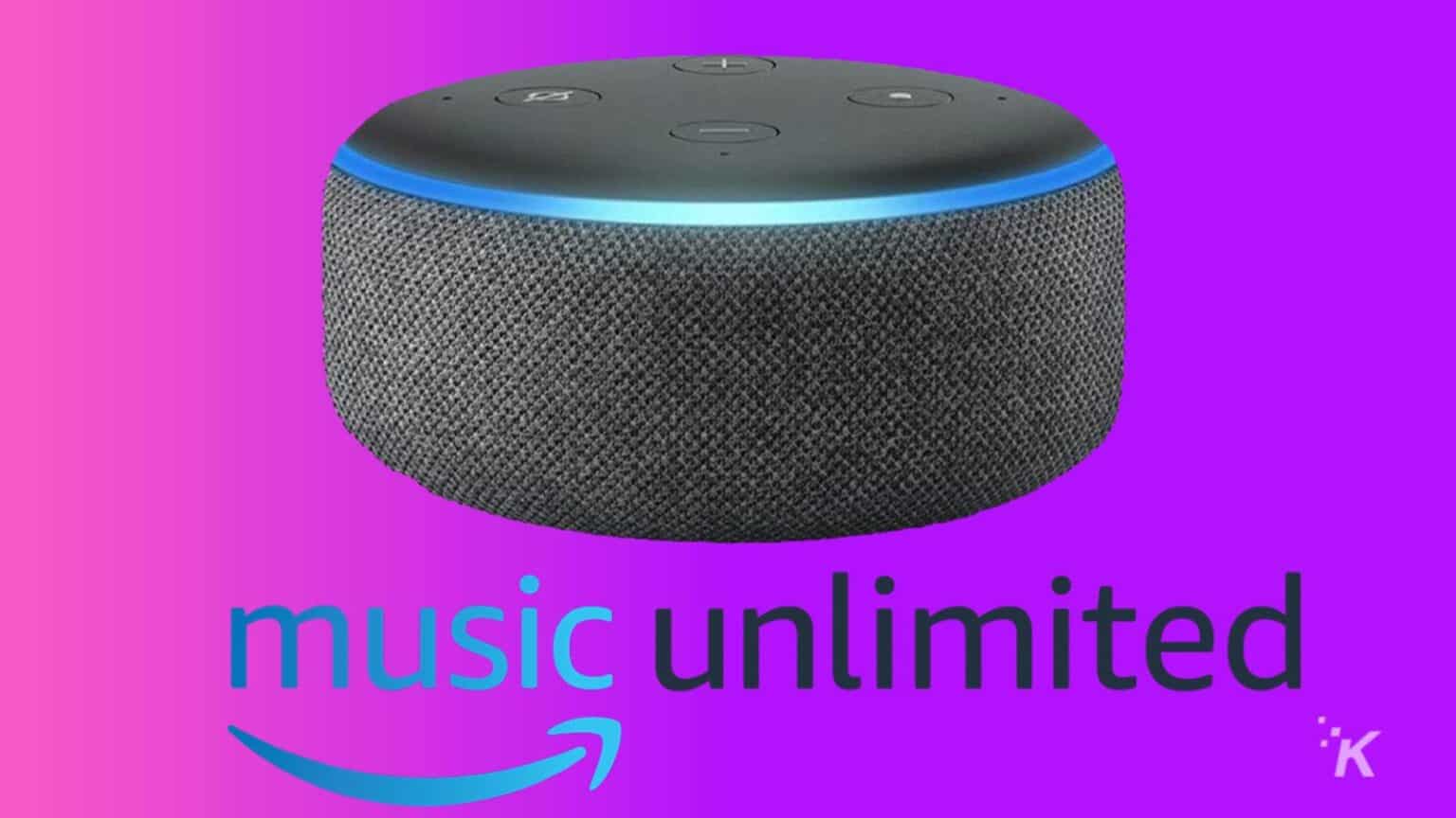 Get an Echo Dot and 1 month of Amazon Music Unlimited for 10