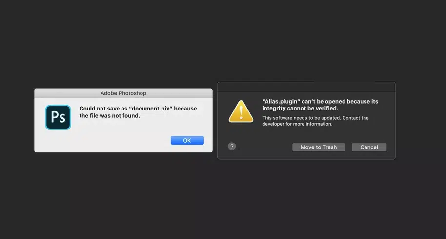 macos breaks adobe products in catalina