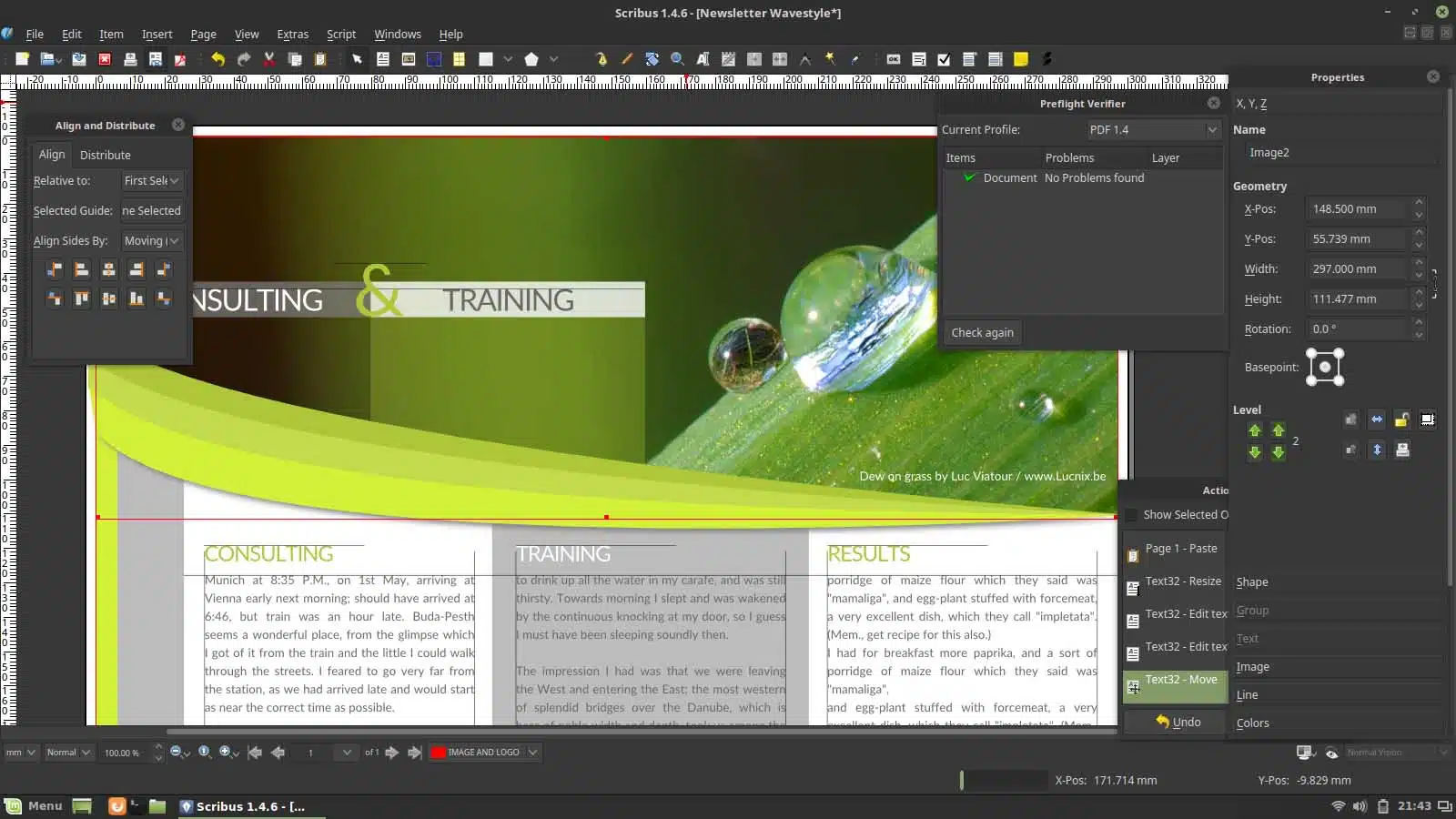 scribus tools adobe substitute