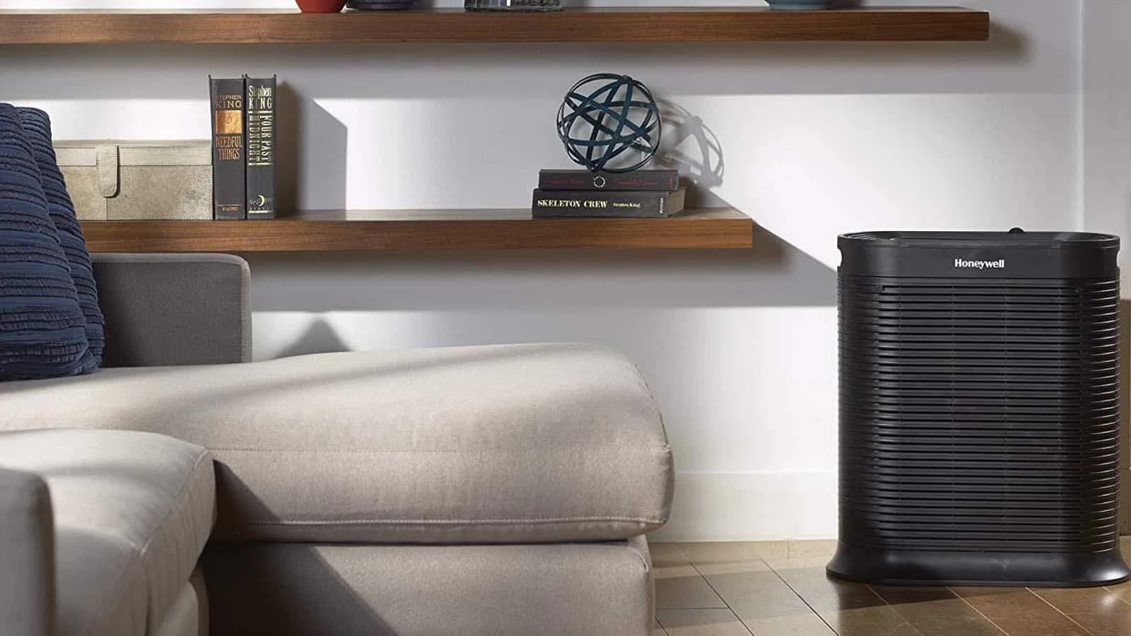 air purifier in living room