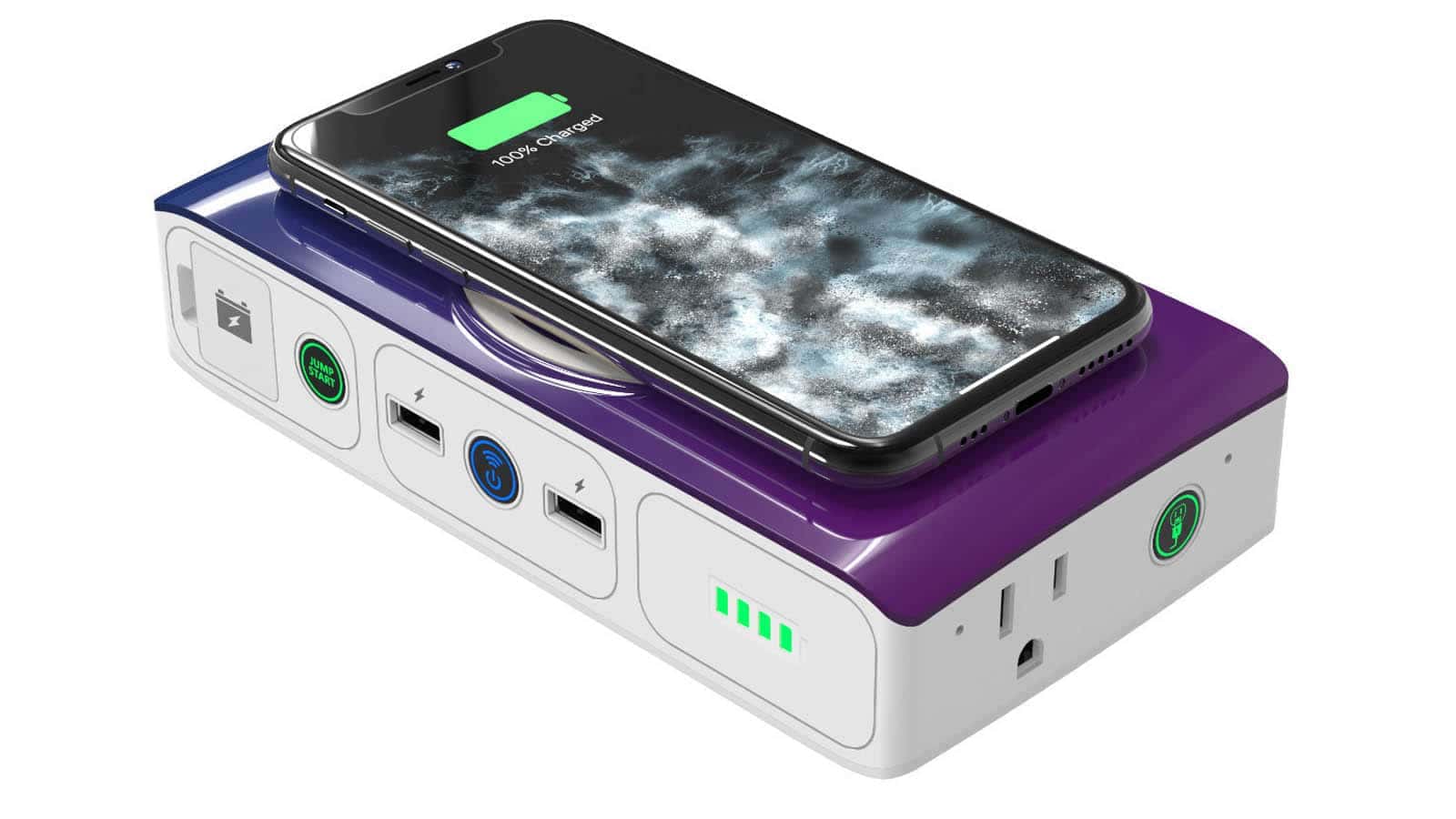 Mophie powerstation go portable deals charger and car jump starter