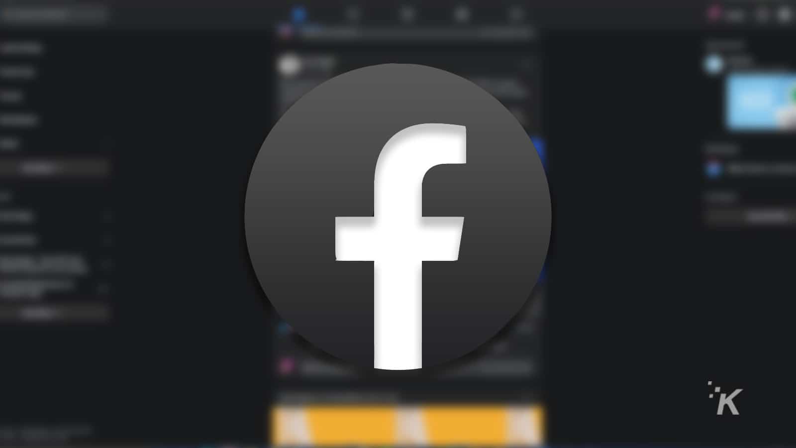 facebook dark mode