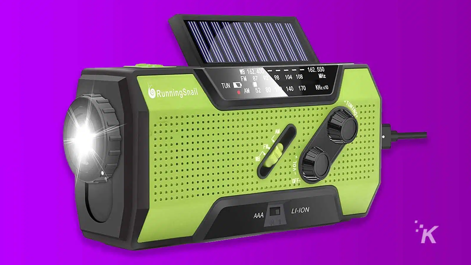 hand-crank radio