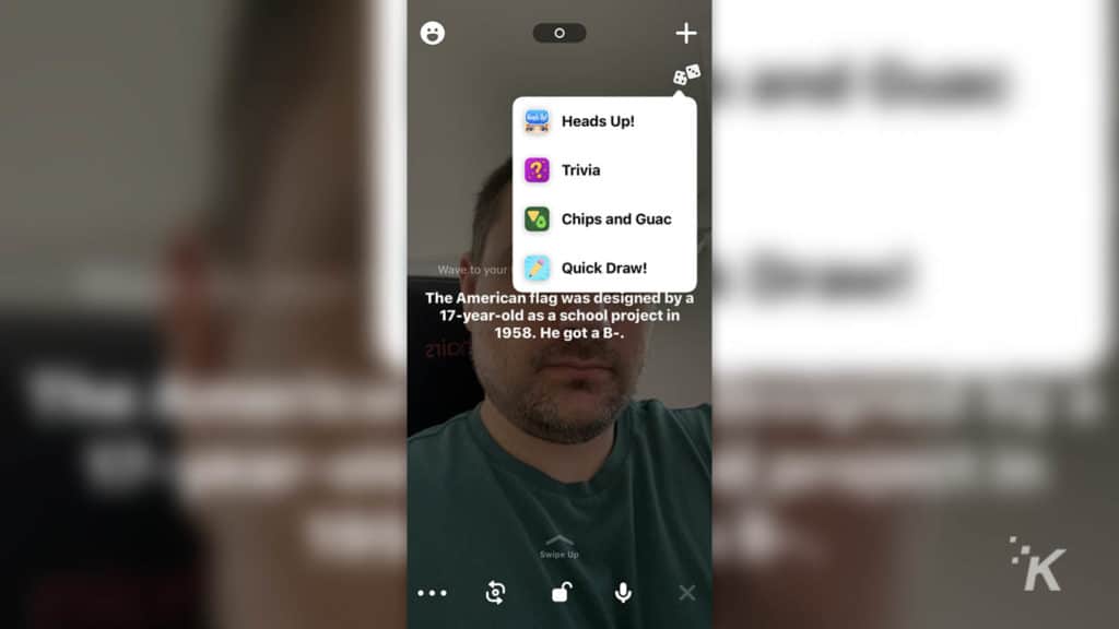 Houseparty is an app that lets you video chat with up to 8 people