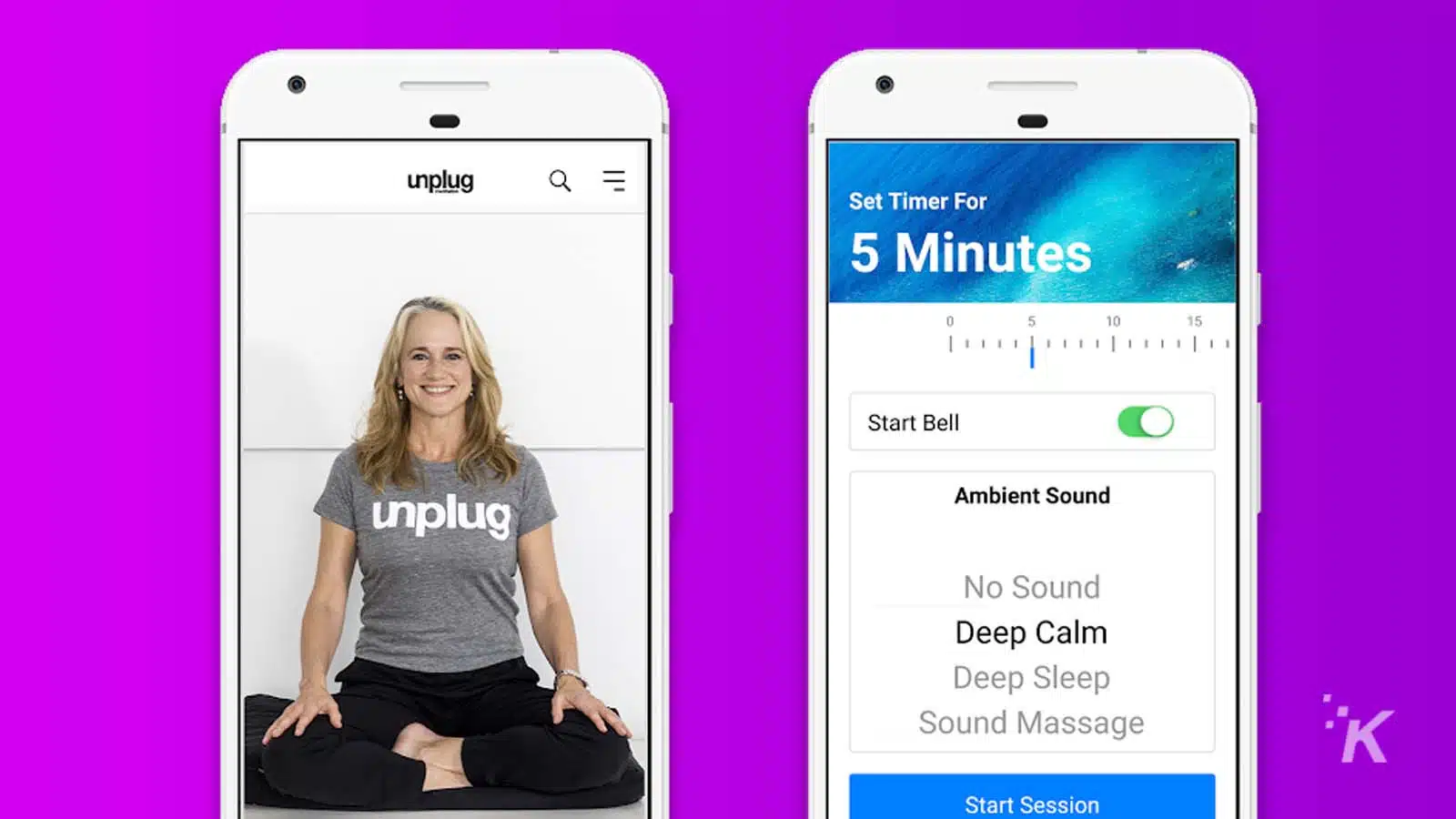 unplug calming app