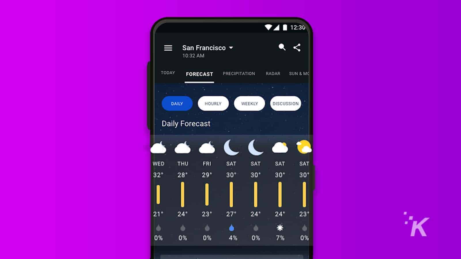 1weather app for android