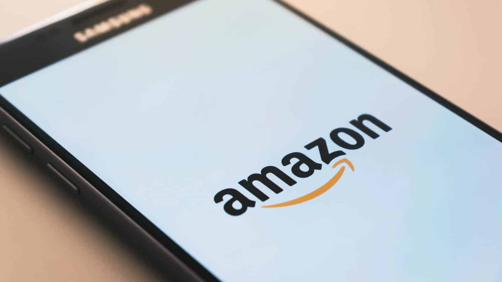 Amazon on smartphone