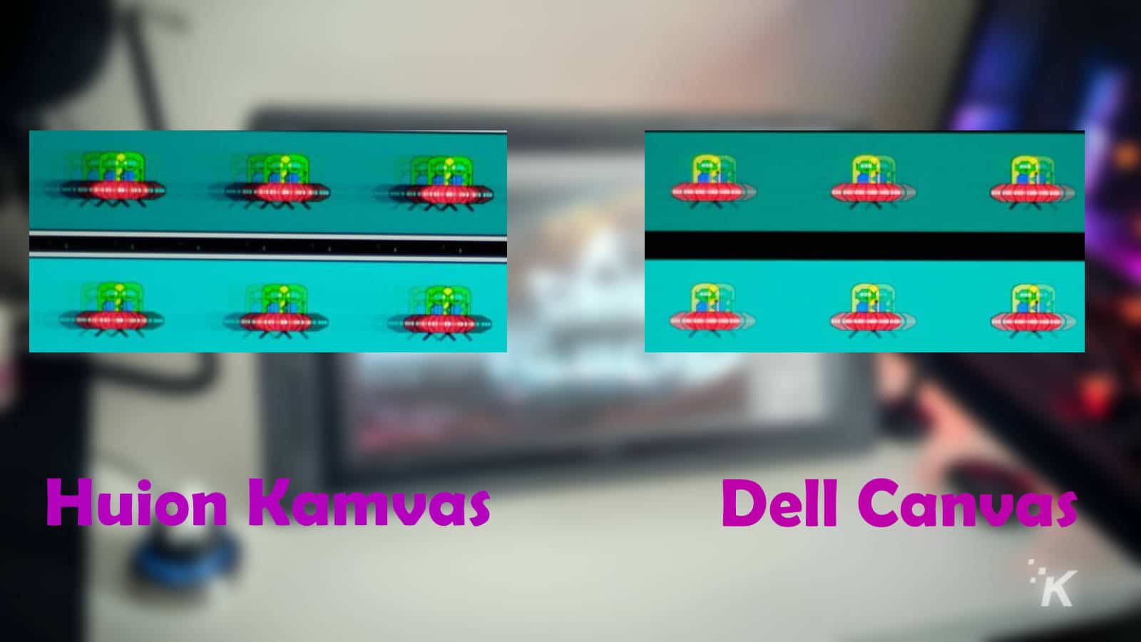 Huion kamvas vs dell canvas response rate