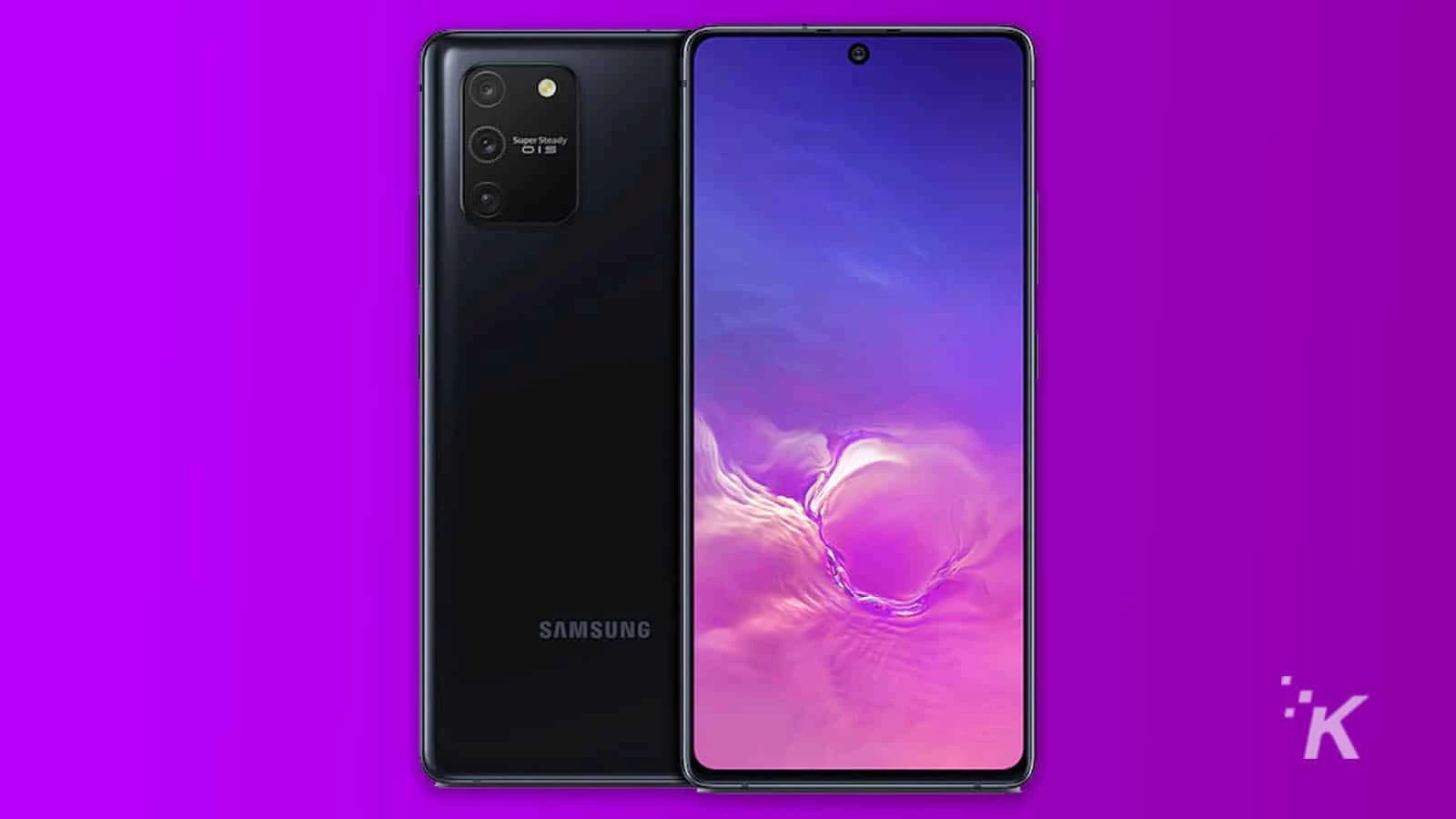 samsung galaxy s10 lite android phone
