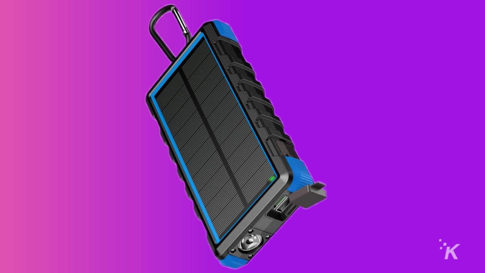 Solar battery charger power bank