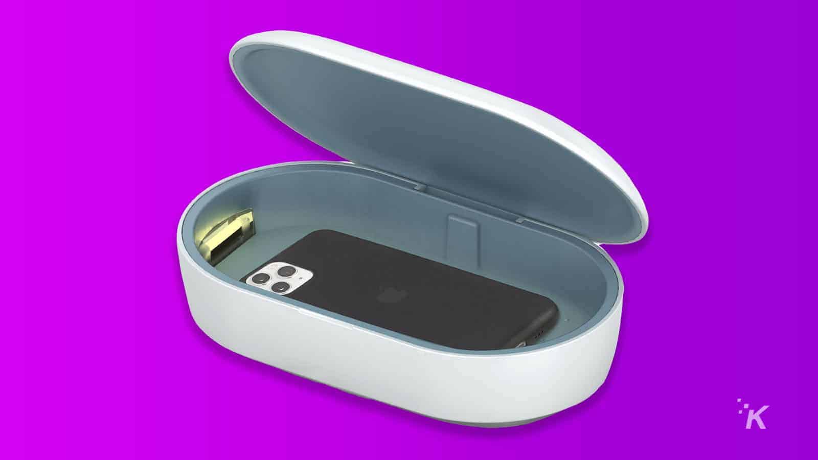 Uv smartphone sanitizer