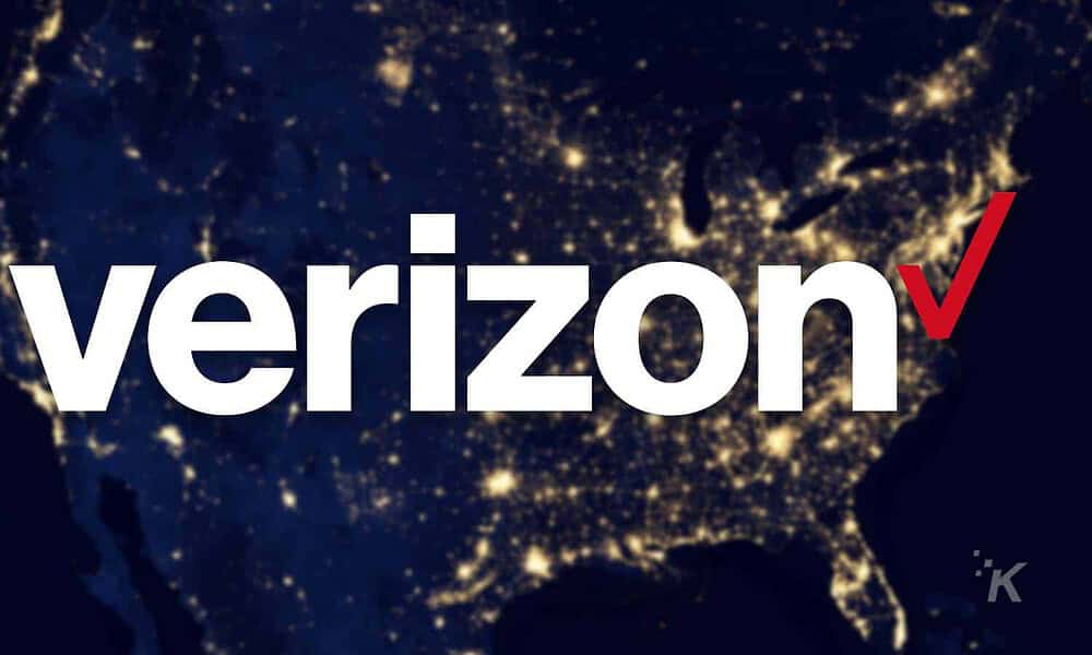 verizon logo on globe background