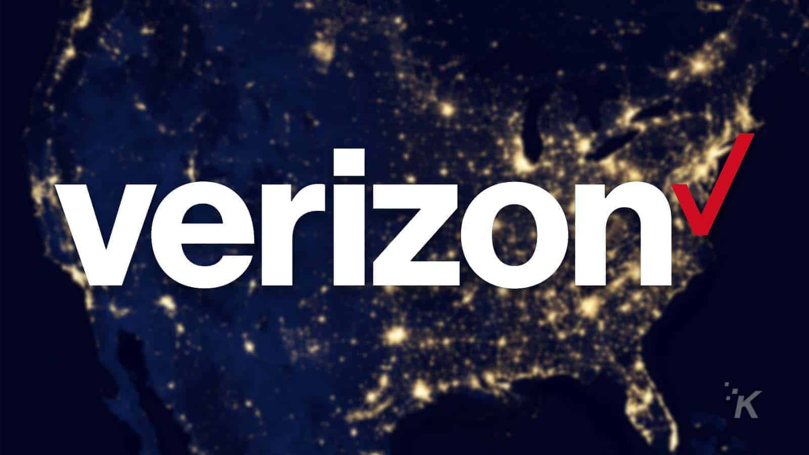 verizon logo on globe background