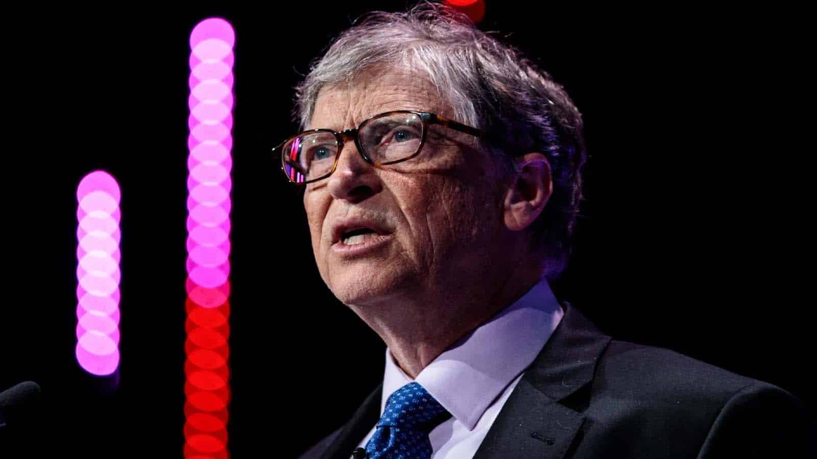 Bill gates speaking at conference