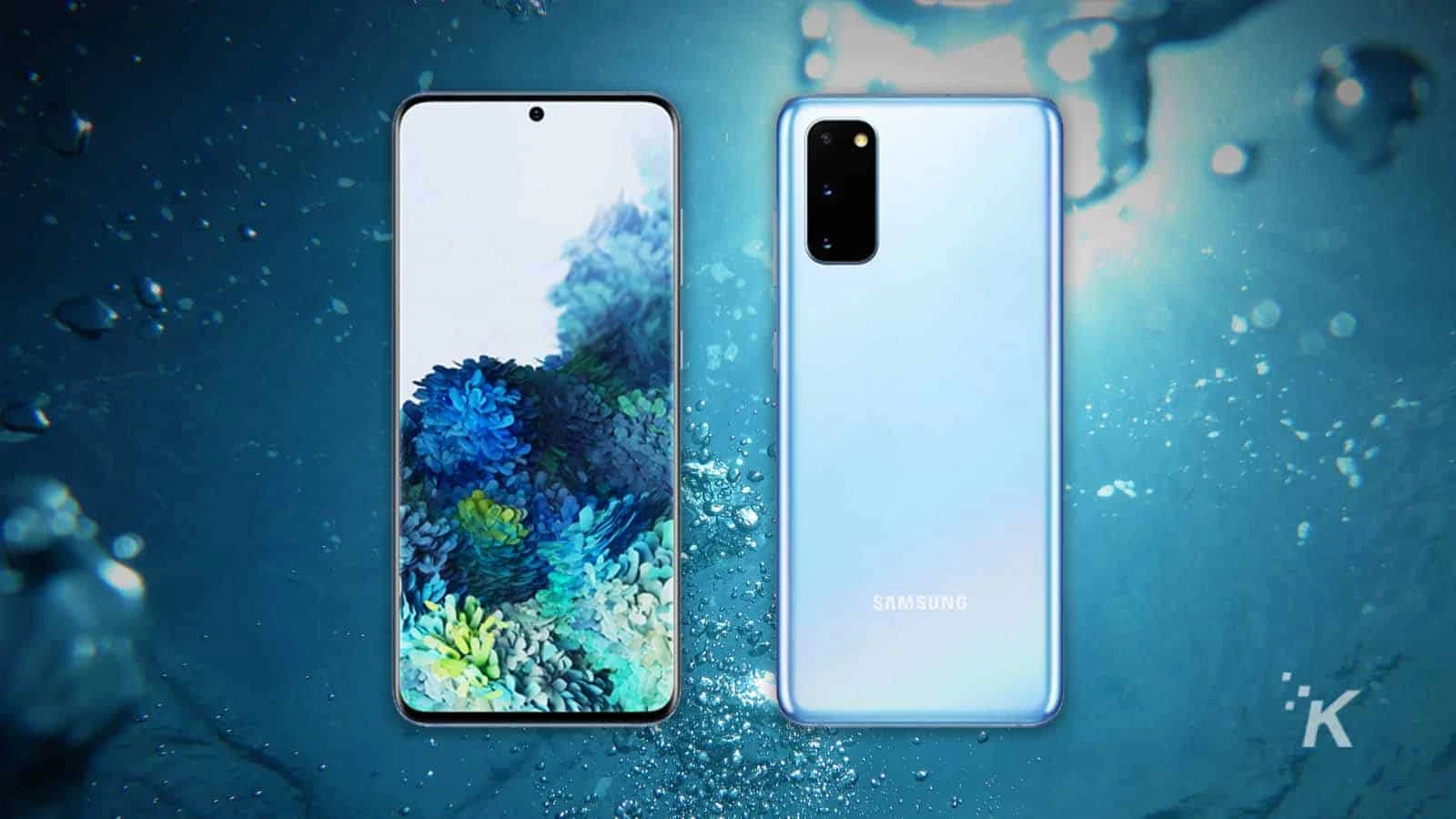 samsung galaxy s20 waterproof