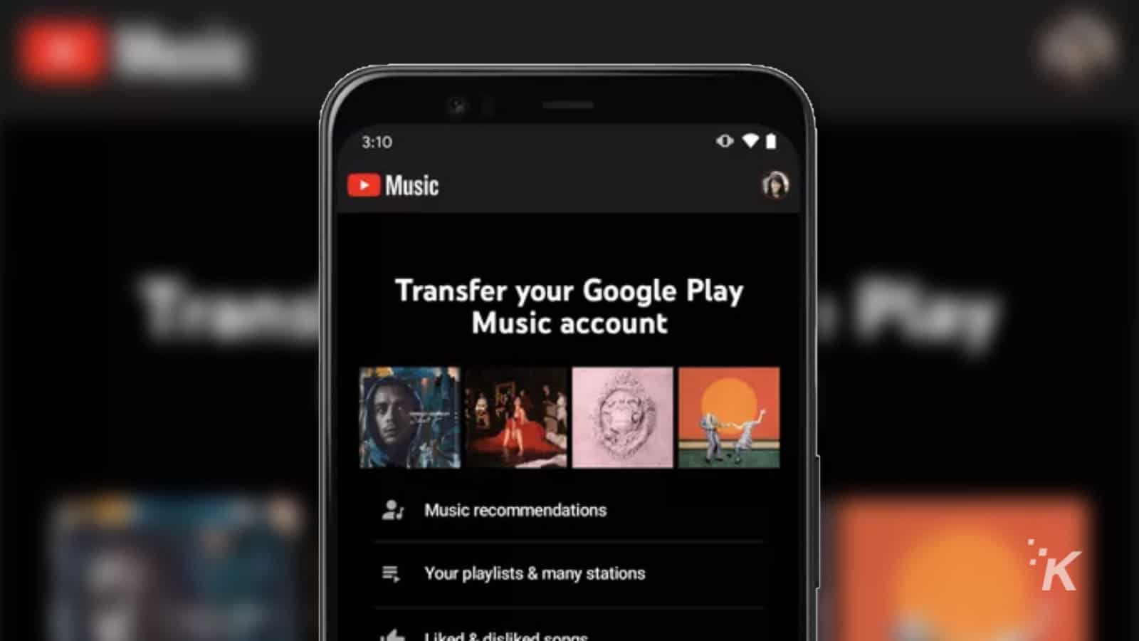 youtube music transfer from google play music