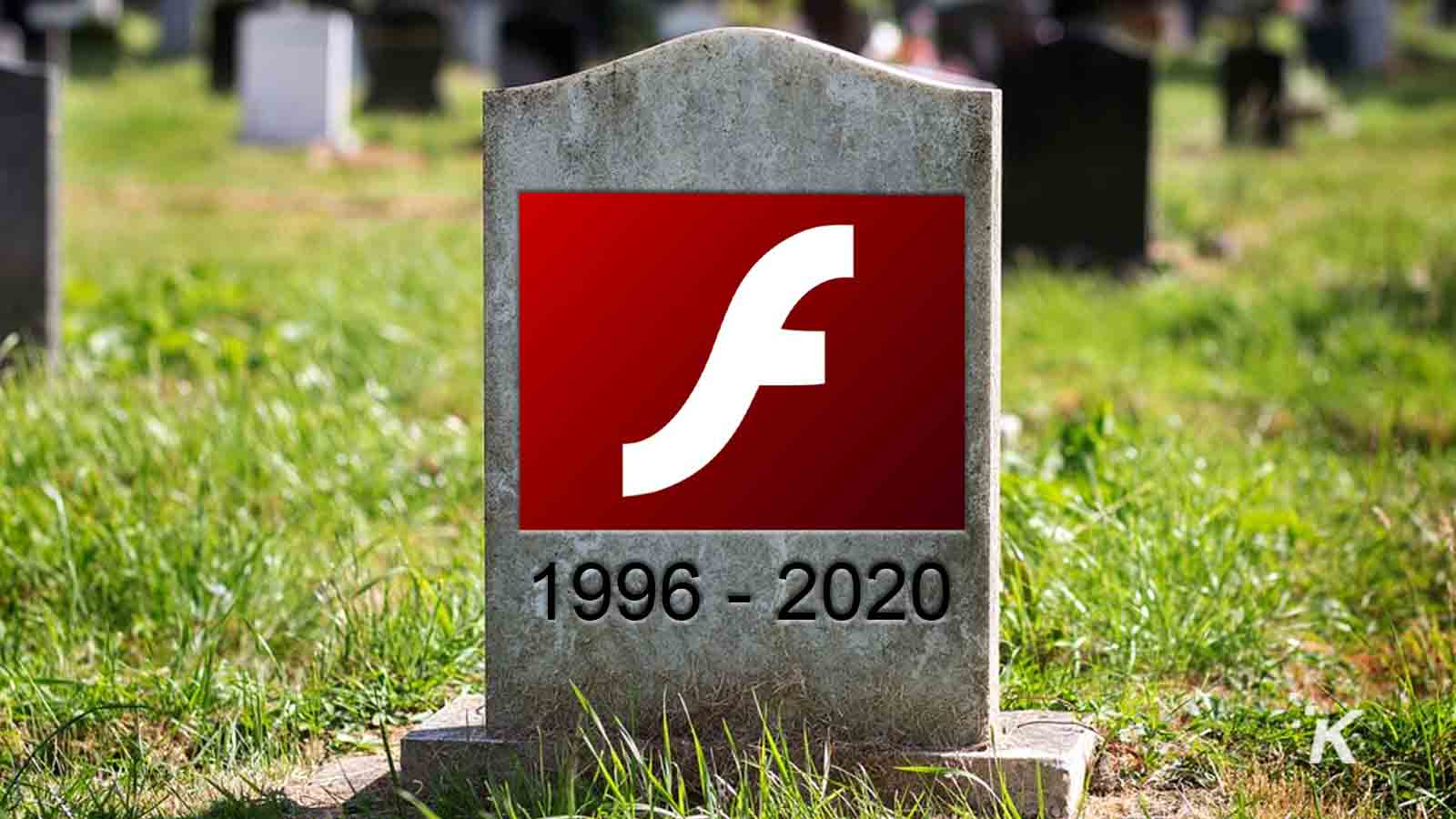 Adobe flash on tombstone