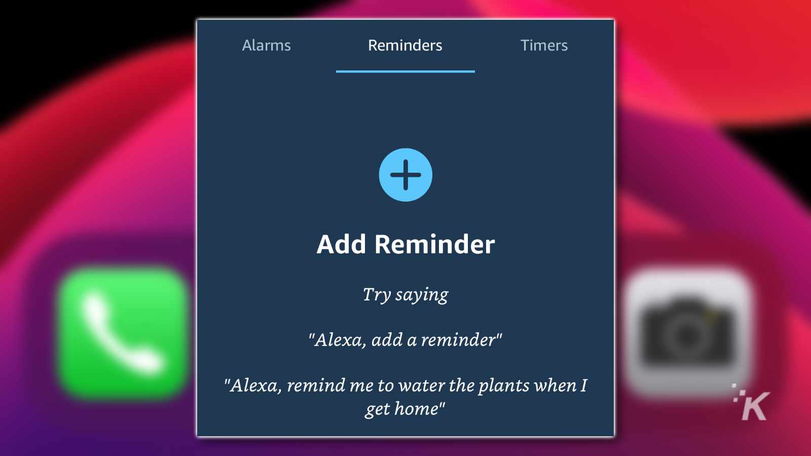 alexa remind me at a time