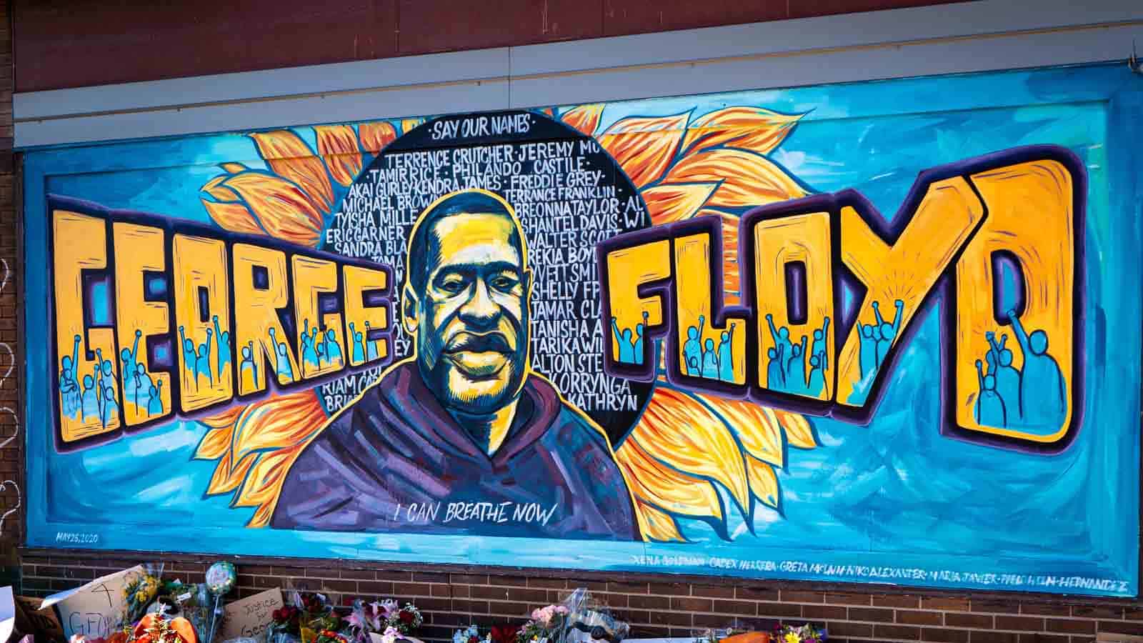 George floyd mural