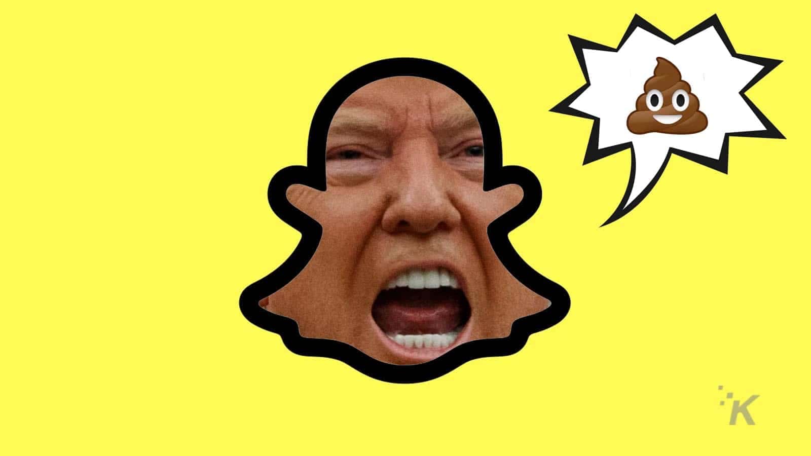 Trump on snapchat