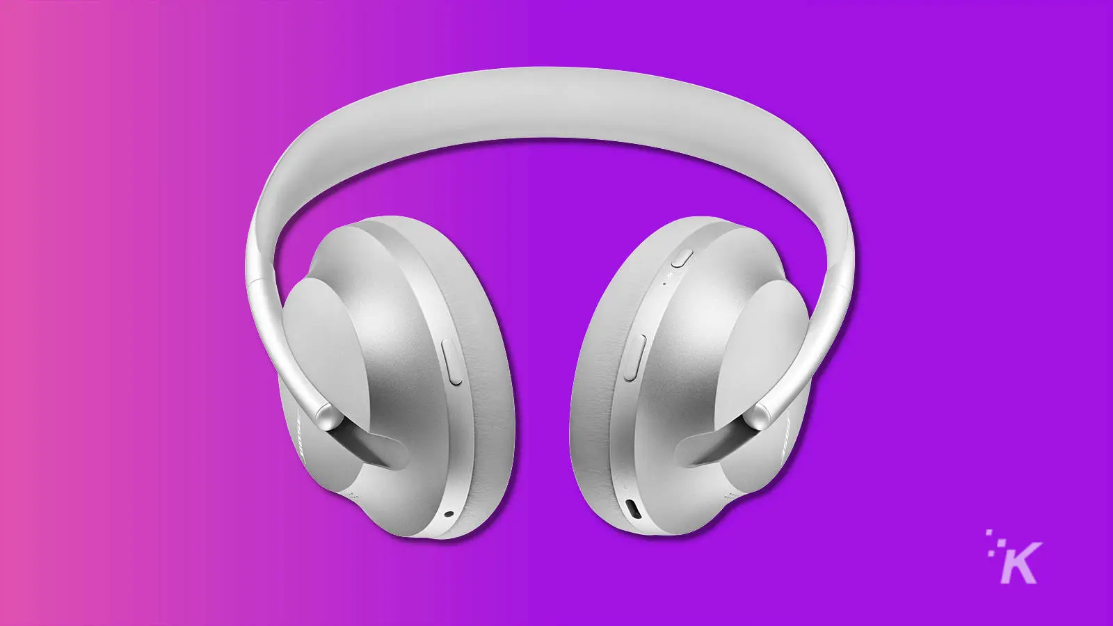 bose noise canceling headphones 700 on purple background