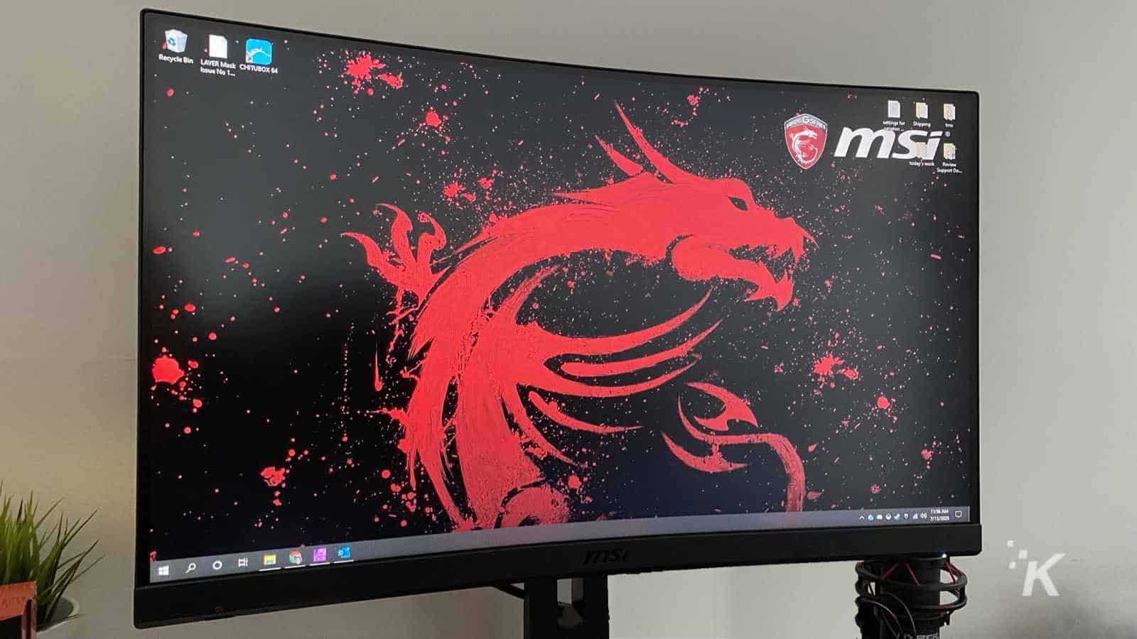 msi 240hz monitor 27 inch curved