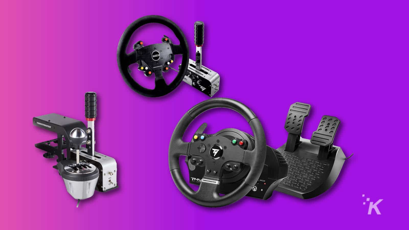 thrustmaster racing sim gear