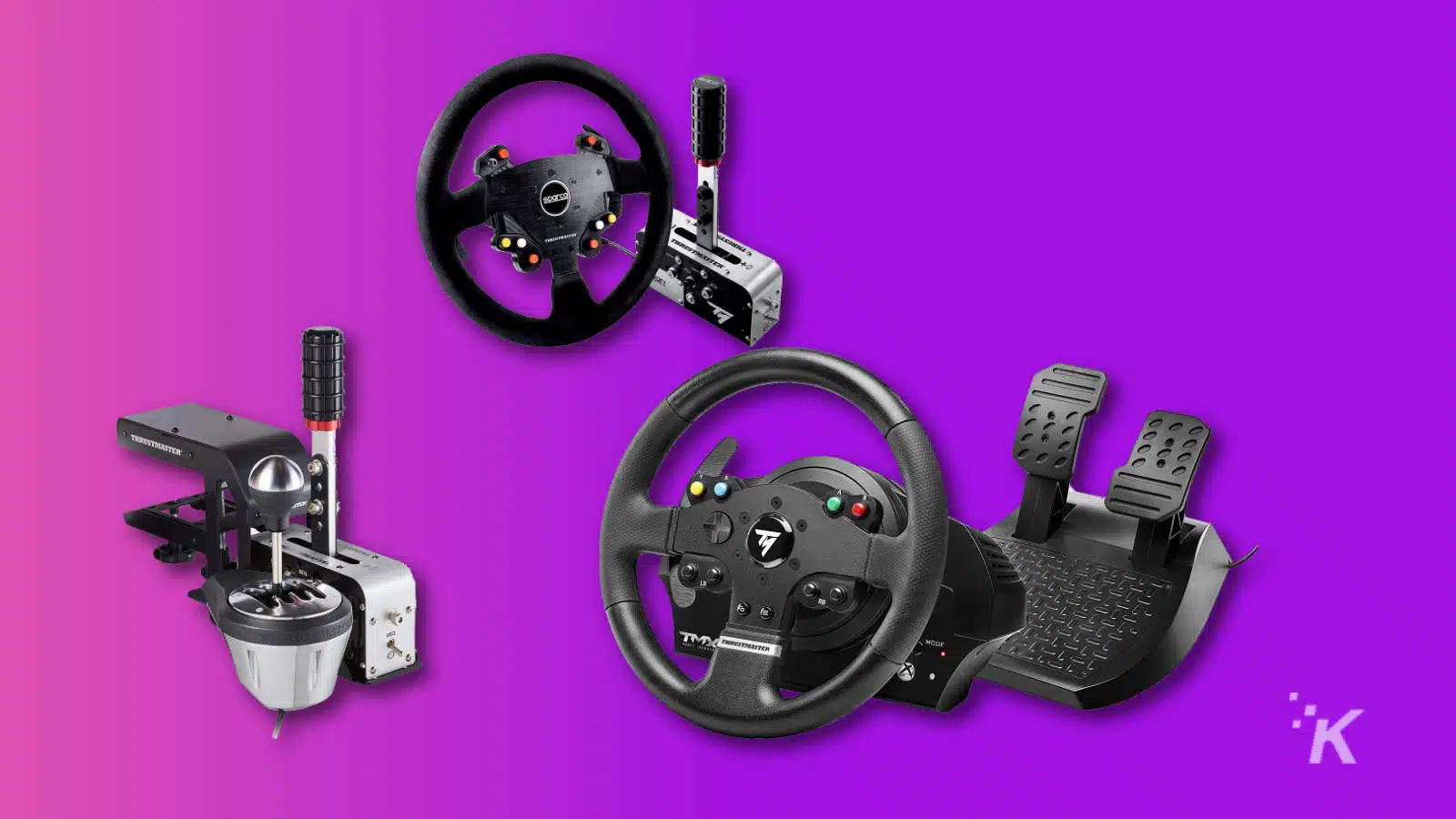 thrustmaster racing sim gear