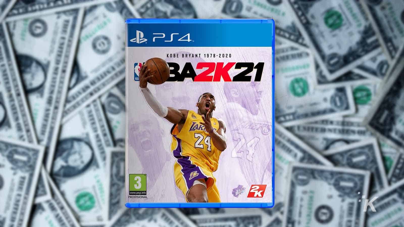 Box art for the video game nba 2k21