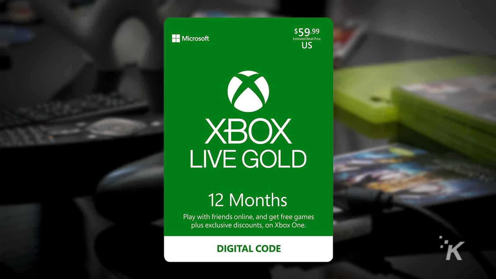 Gift Card Digital Xbox Live - 12