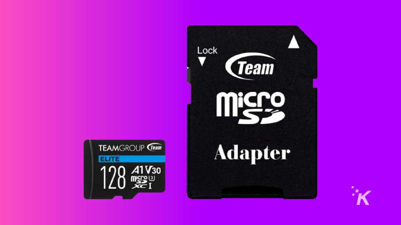 Team 128gb microsd card