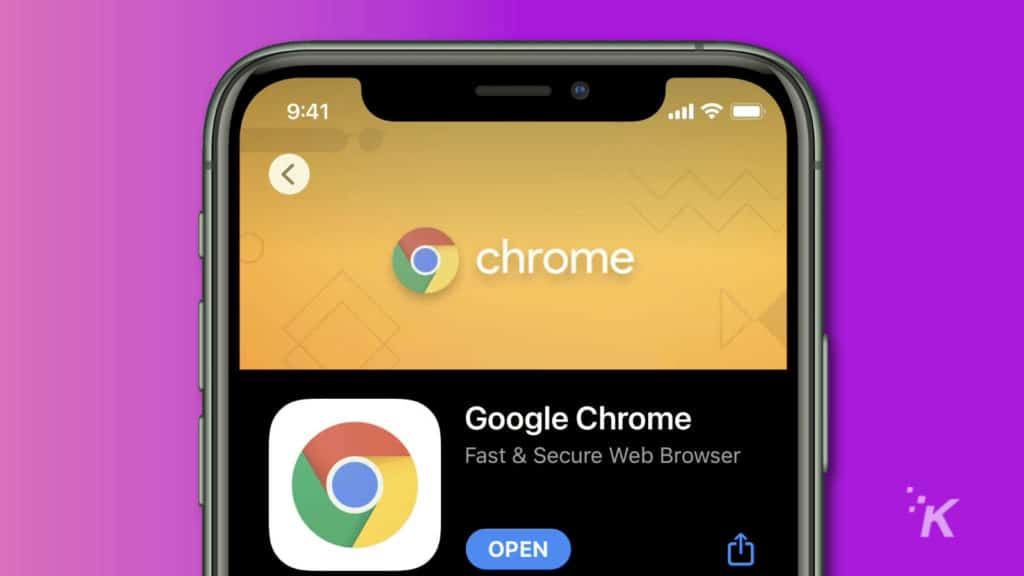 Ios chrome app store