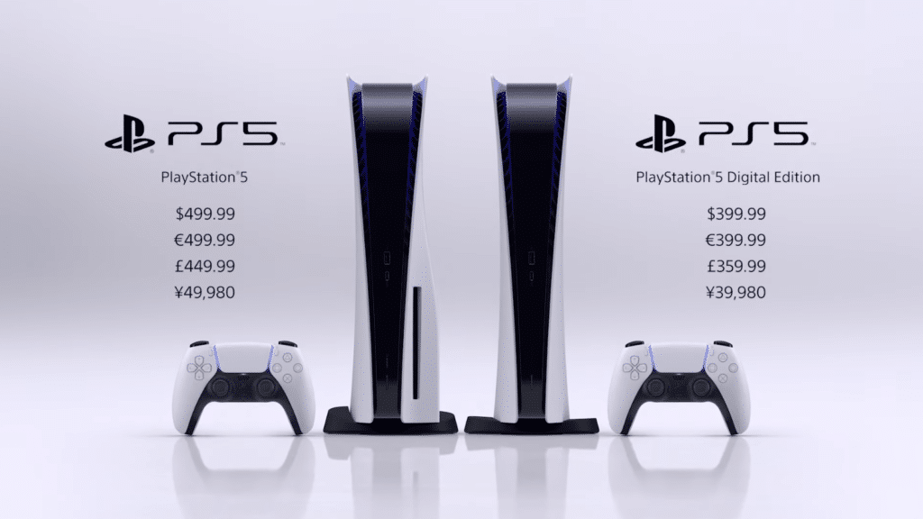 playstation 5 prices in various countries