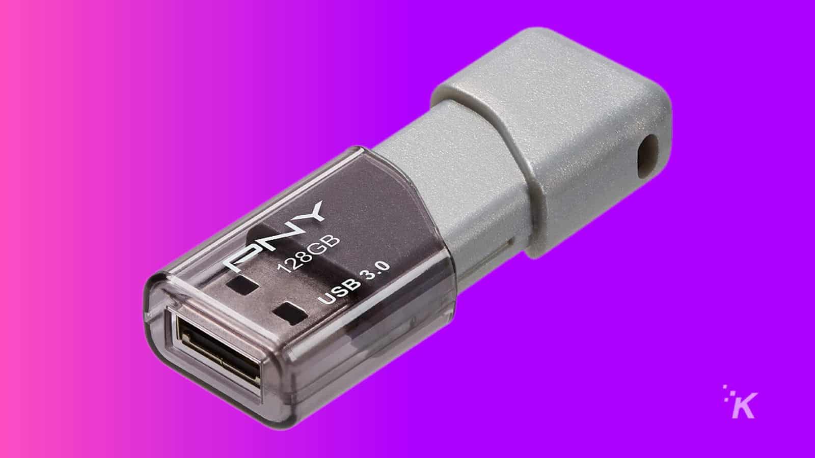 PNY 128GB Turbo Attache 3 USB 3.0 Flash Drive