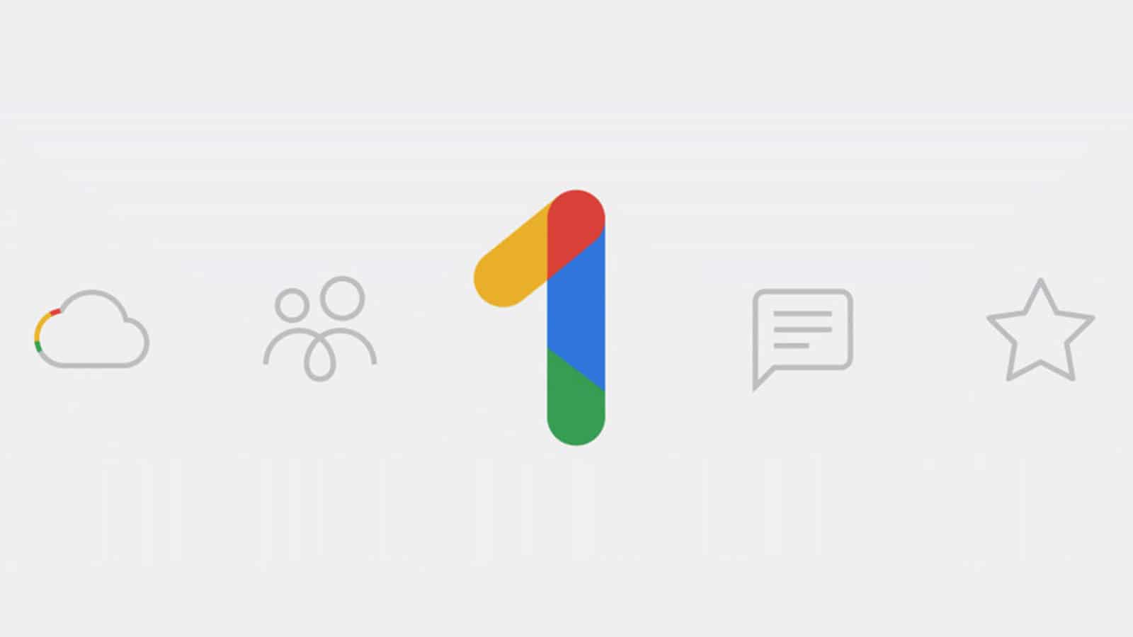 Google one logo icons