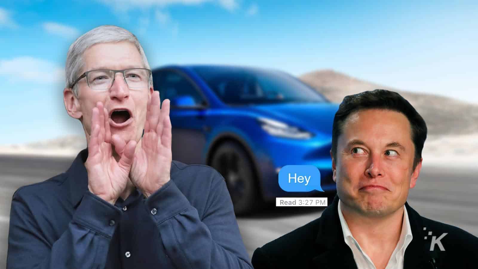 tim cook and elon musk