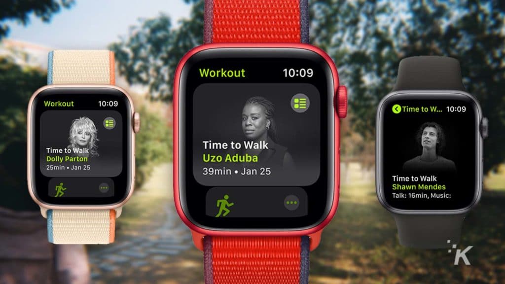 apple watch time to walk