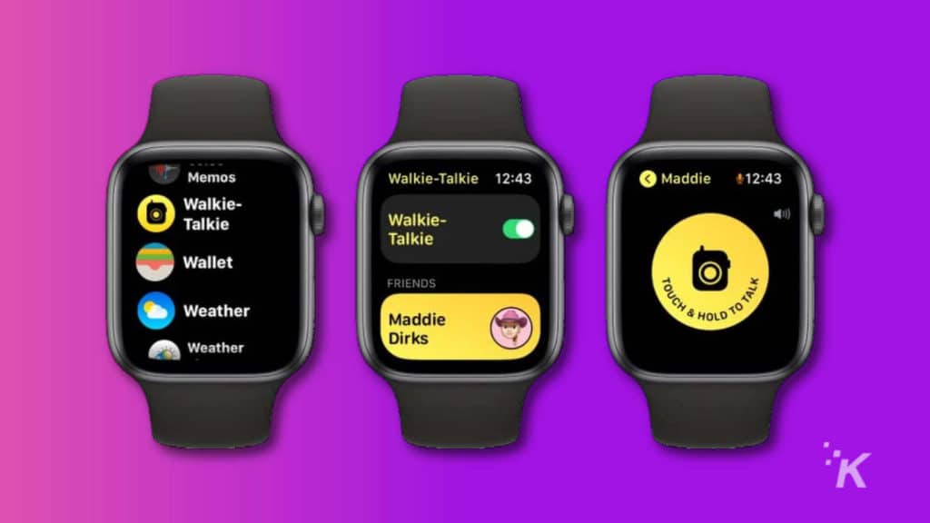 how to use apple's walkie-talkie feature on apple waatch