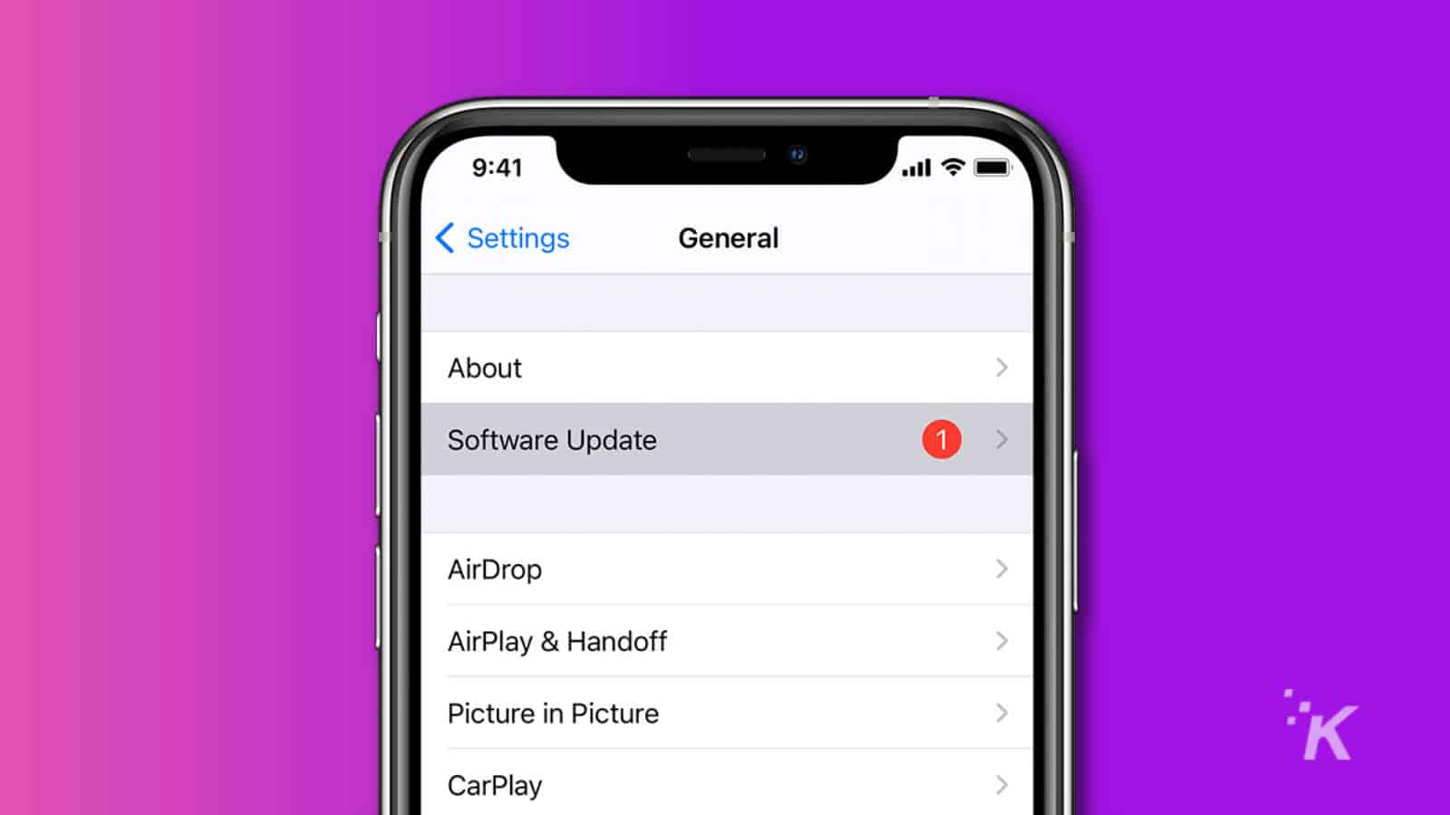 ios settings software for how to update your iphone