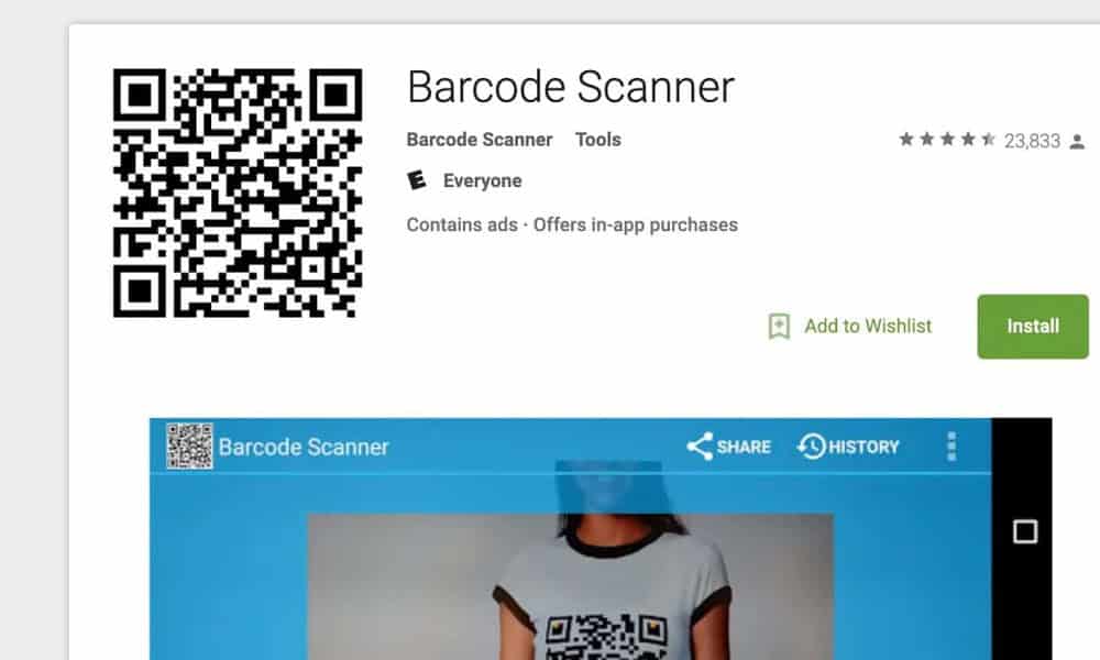 If you've got this barcode scanner on your Android, uninstall it