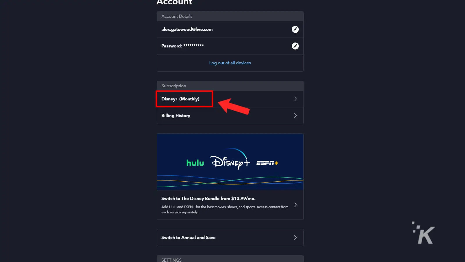 Disney plus subscription details