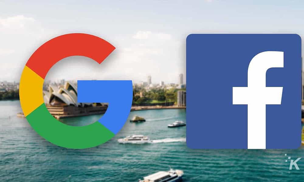 facebook and google logos