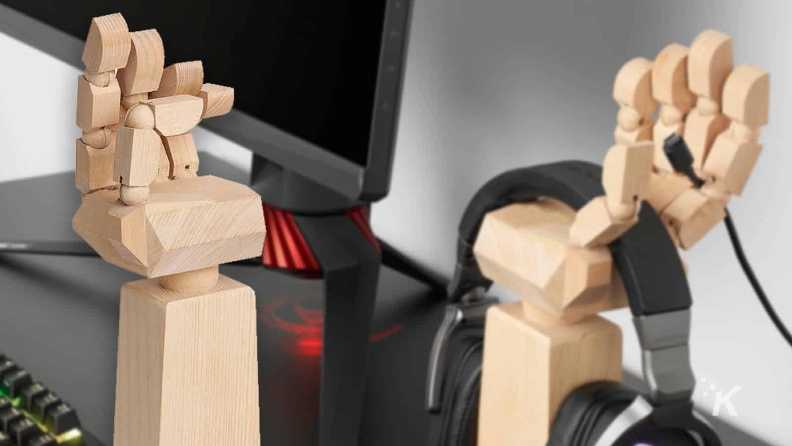 IKEA is selling a wooden hand for your headsets and it's weird