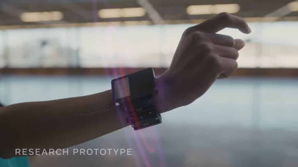 facebook wrist device
