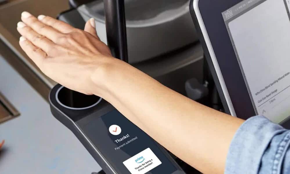 amazon one payment scanner